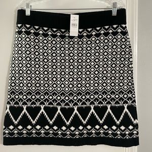 Loft Sweater Mini Skirt